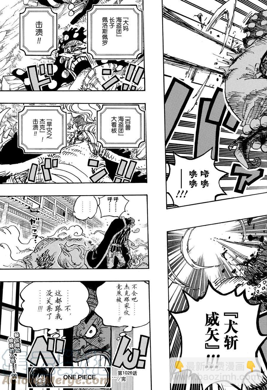 🍹航海王 第1026话 天王山 第17页
