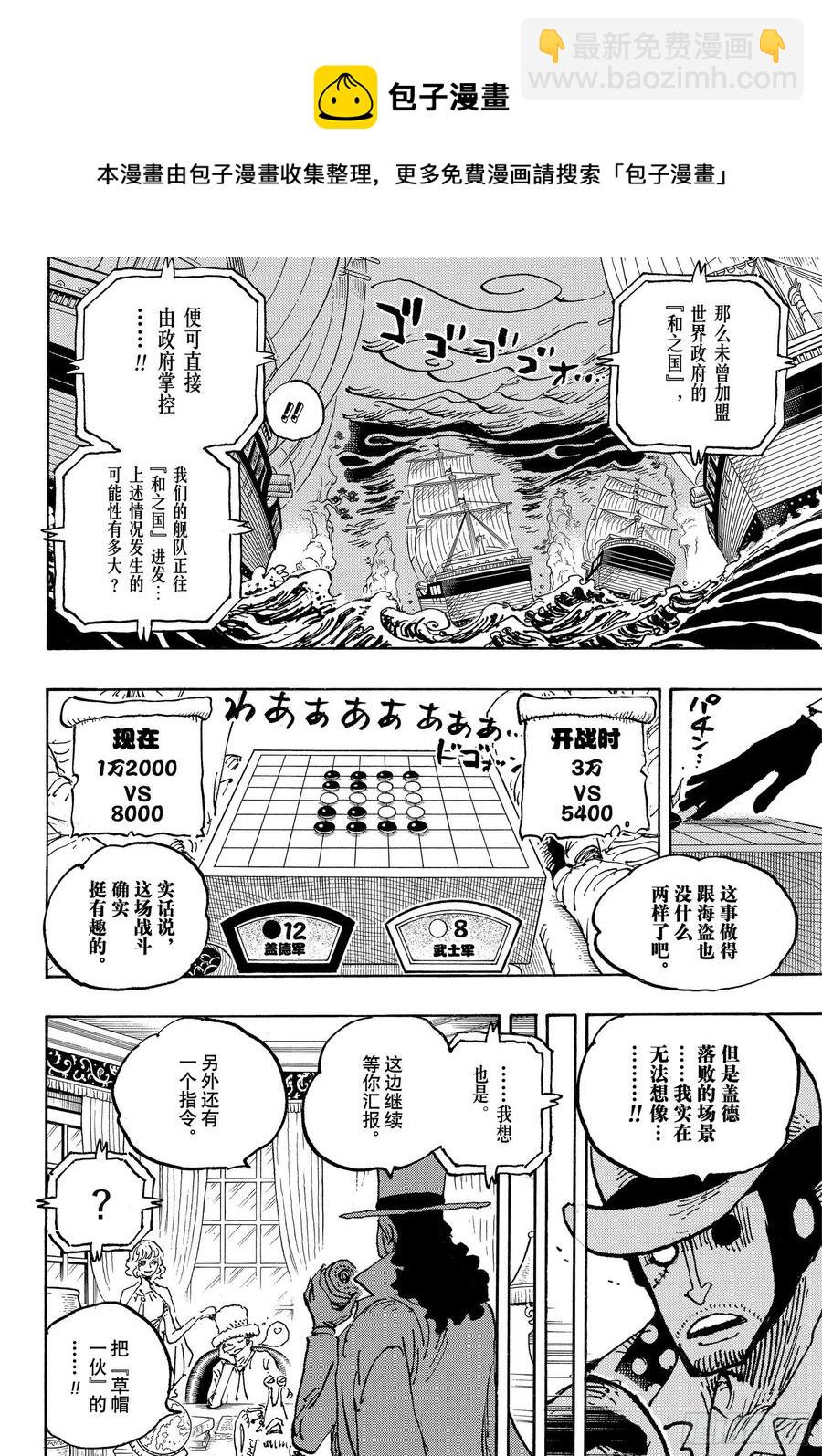 🍹航海王 第1028话 腕龙蛇 第4页
