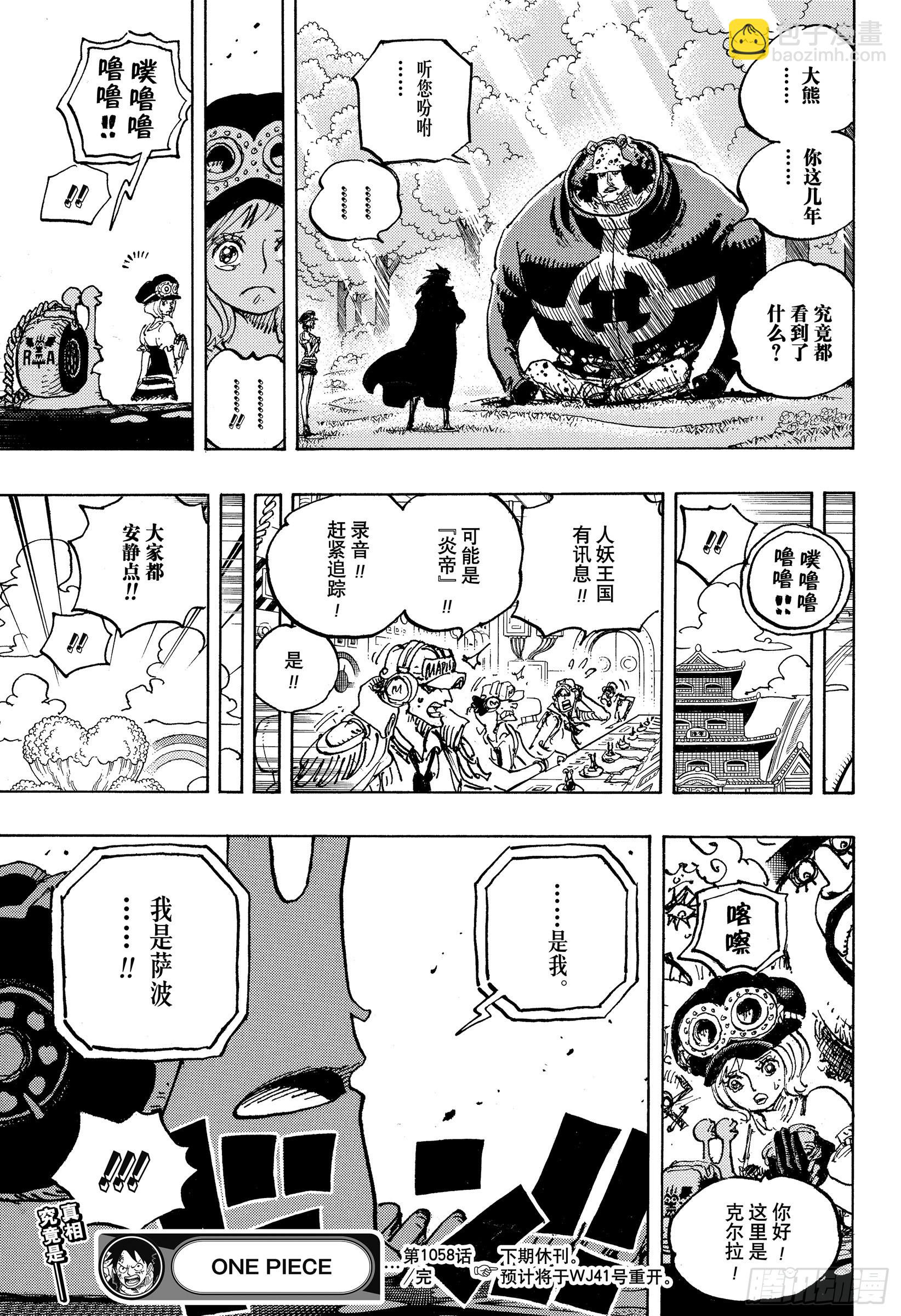 🍹航海王 第1058话 新皇帝 第17页