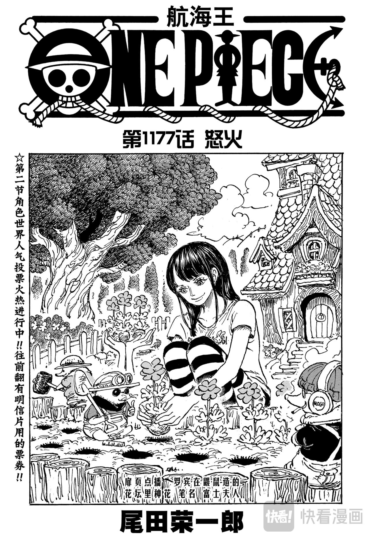 🍹航海王 第1177话 怒火 第1页