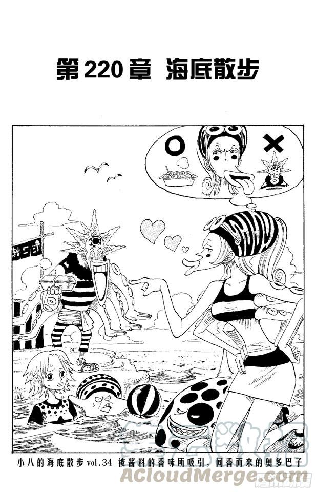 🍹航海王 第220话 海底散步 第1页