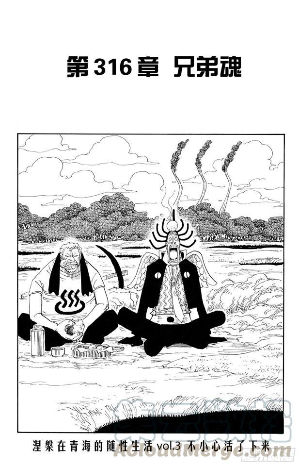 🍹航海王 第316话 兄弟魂 第1页