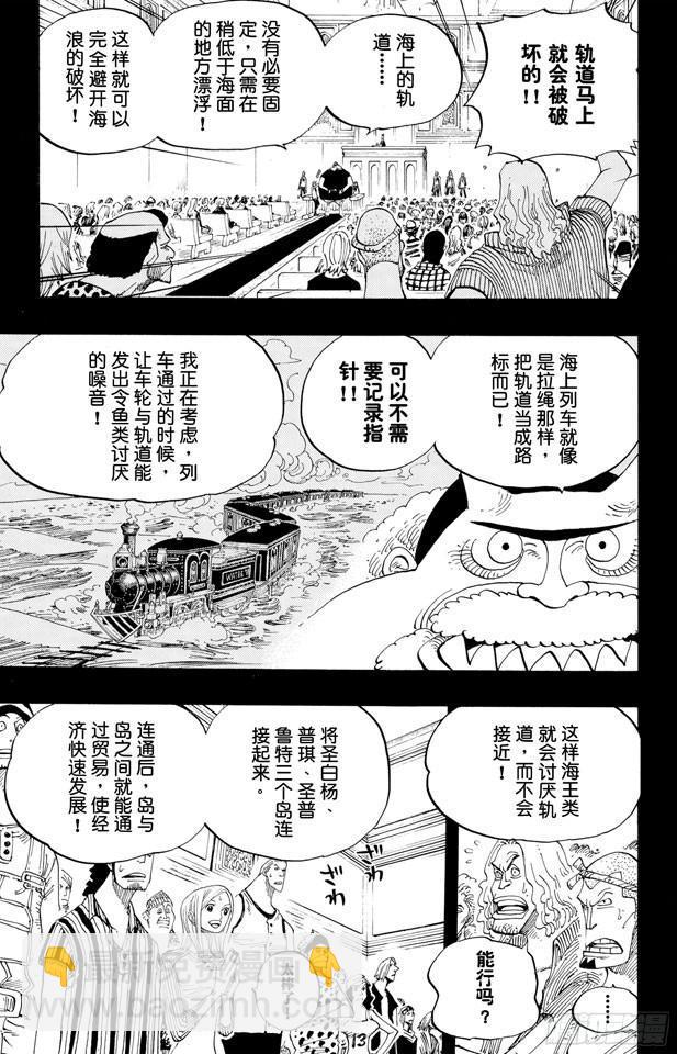 🍹航海王 第354话 海上列车 第5页