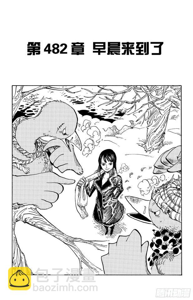 🍹航海王 第482话 早晨来到了 第8页