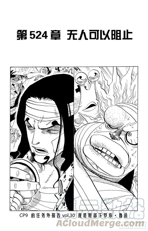 🍹航海王 第524话 无人可以阻止 第1页