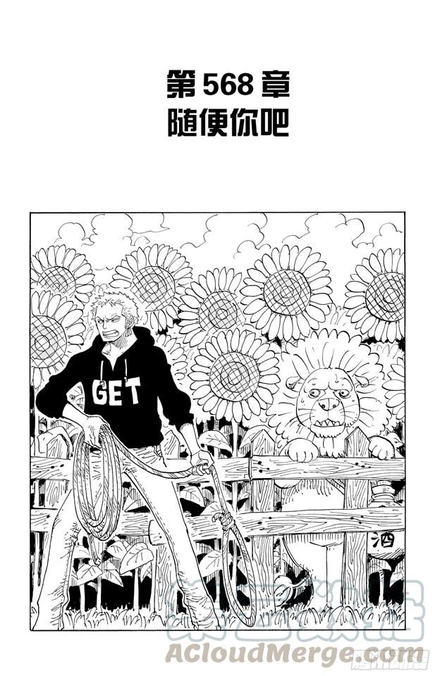 🍹航海王 第568话 随便你吧 第1页