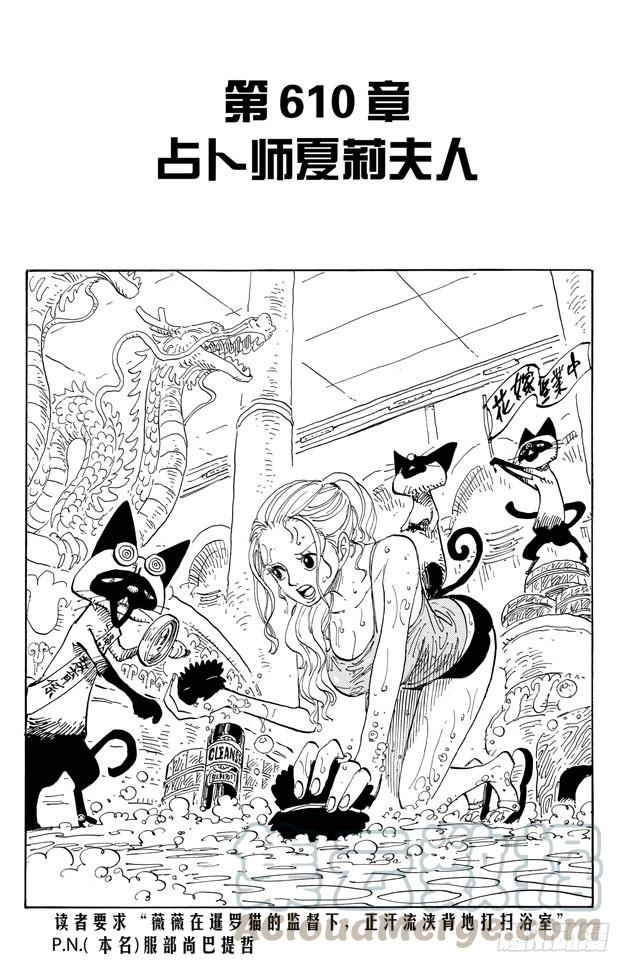 🍹航海王 第610话 占卜师夏莉夫人 第1页