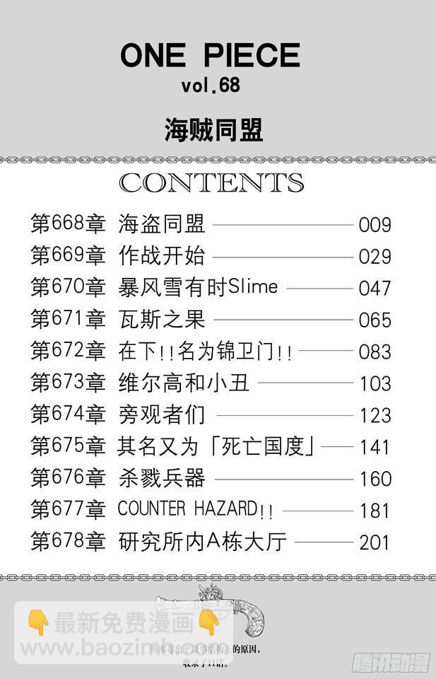 🍹航海王 第668话 海盗同盟 第6页