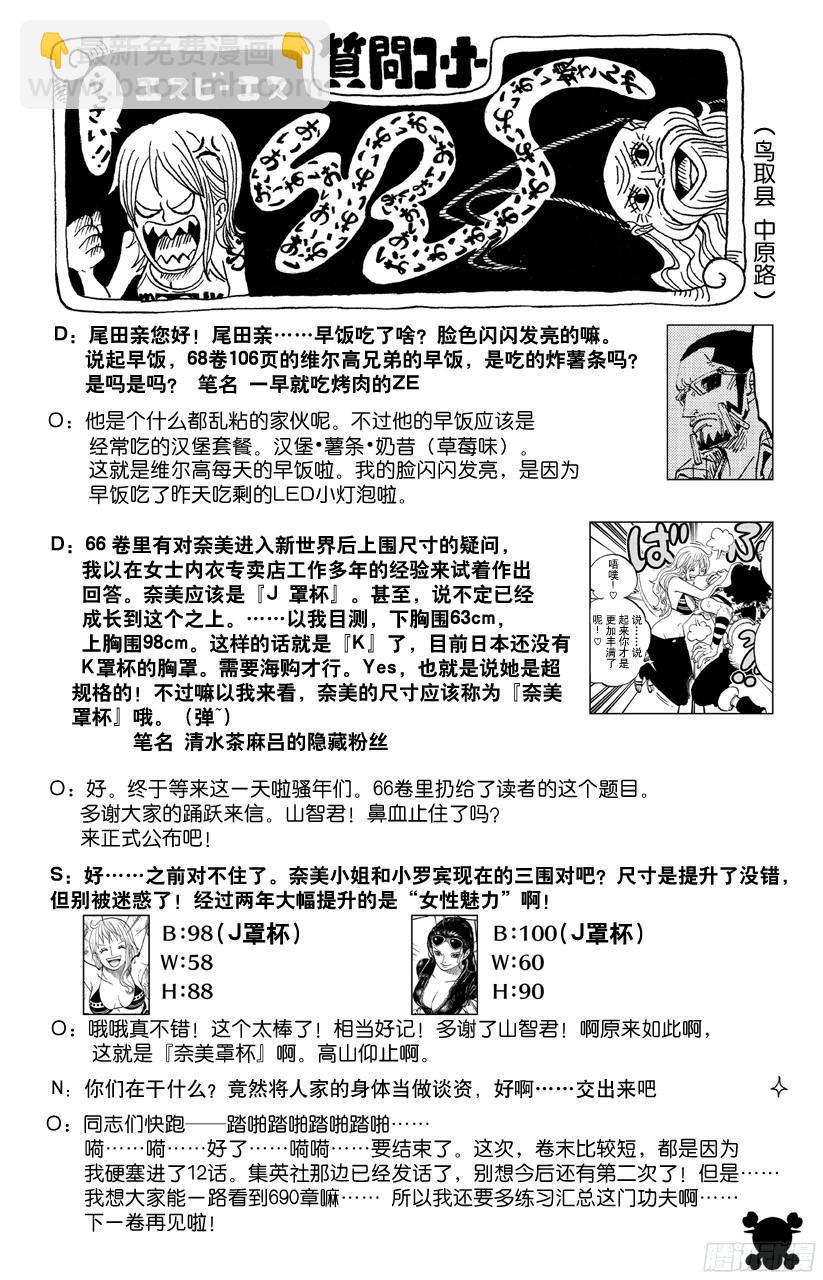 🍹航海王 第686话 饼干房内的雪女 第20页