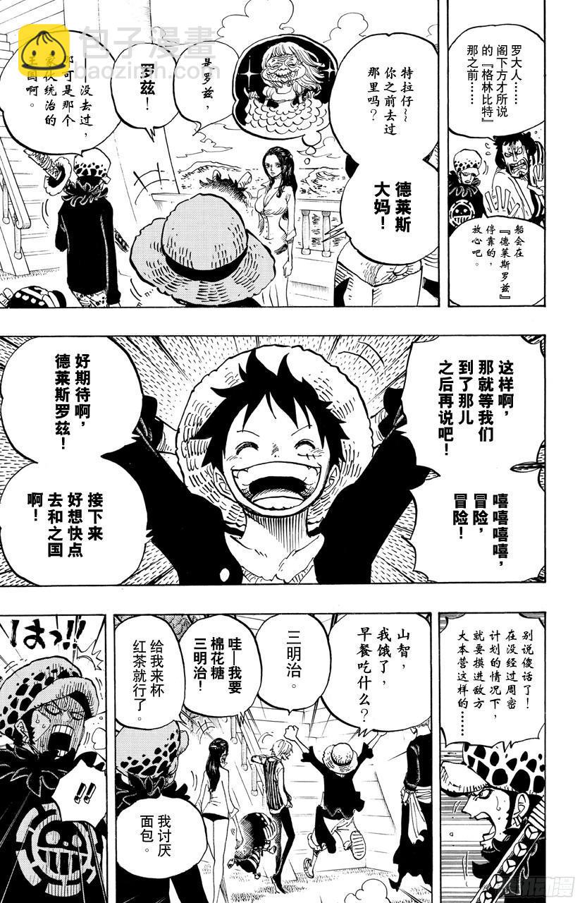 🍹航海王 第700话 那家伙的步调 第9页
