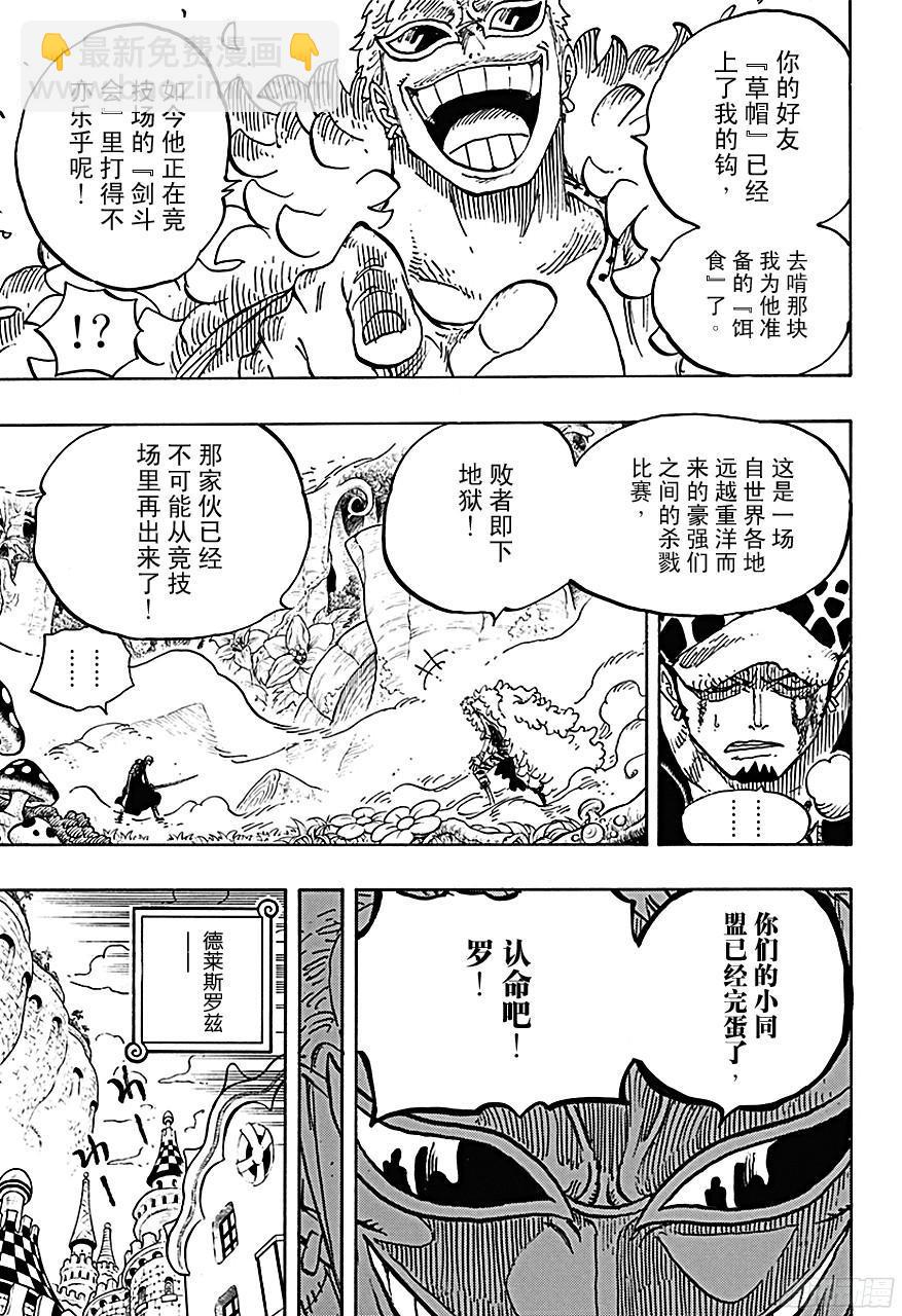 🍹航海王 第718话 大花园里的里克王军 第17页