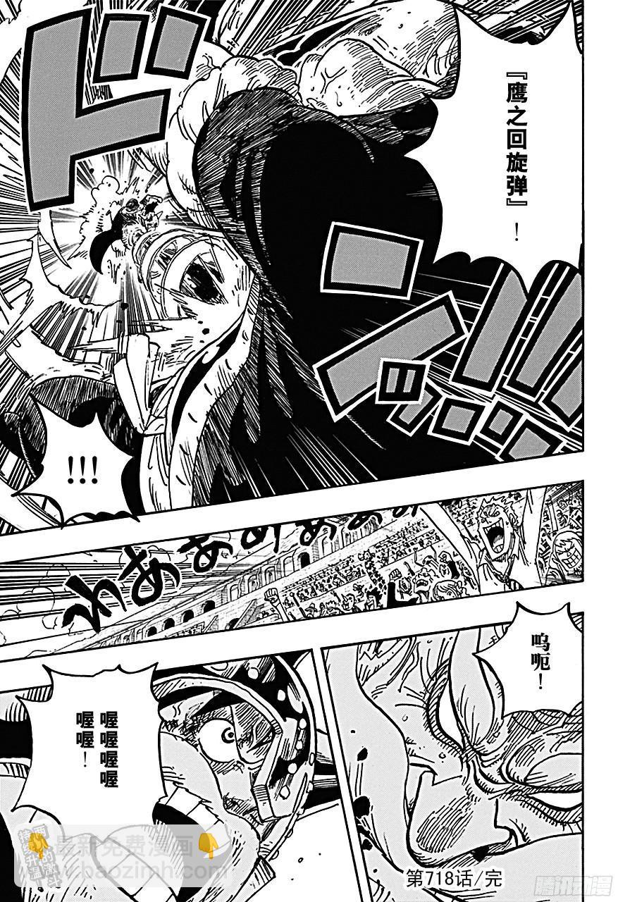 🍹航海王 第718话 大花园里的里克王军 第19页