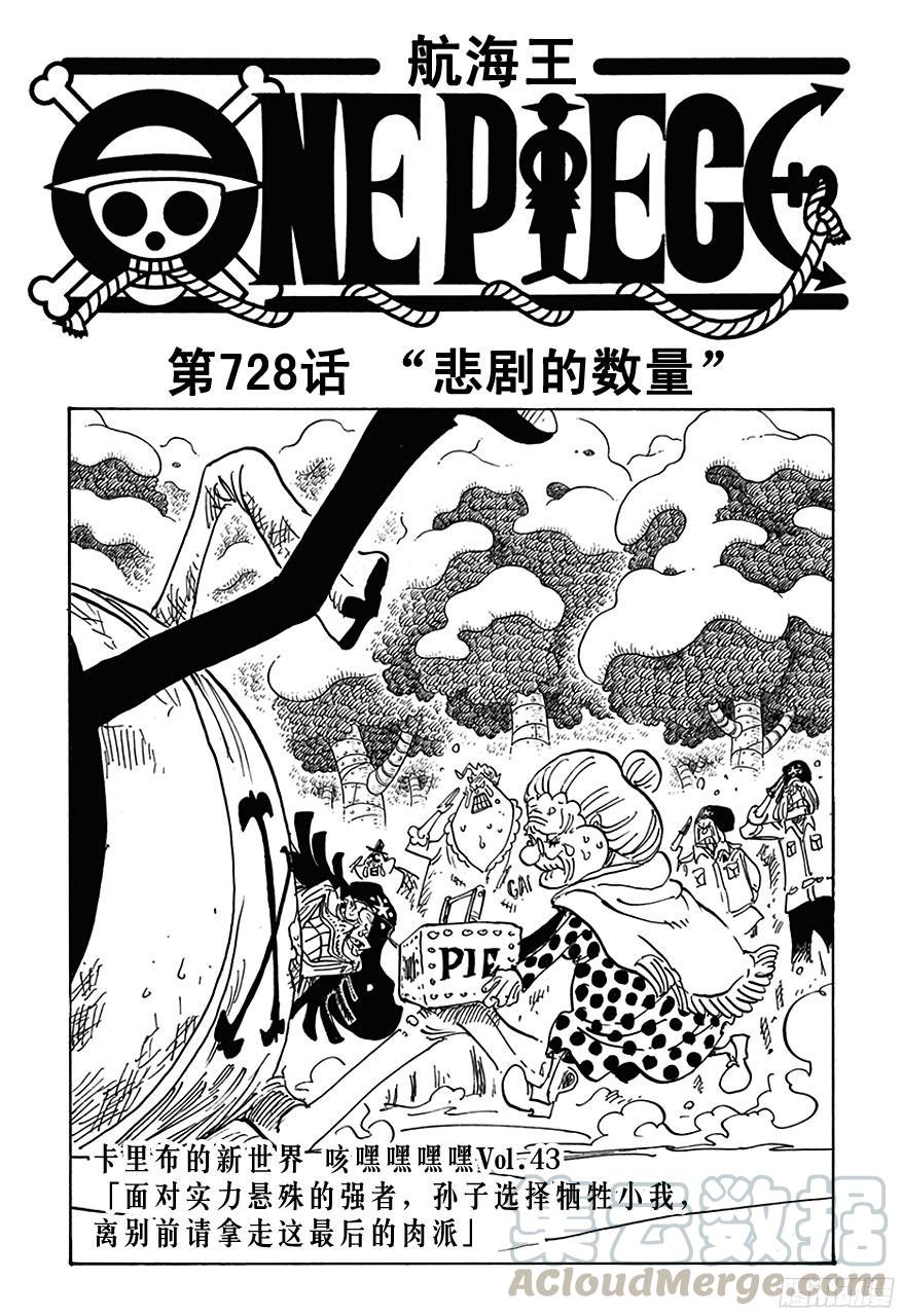 🍹航海王 第728话 悲剧的数量 第1页
