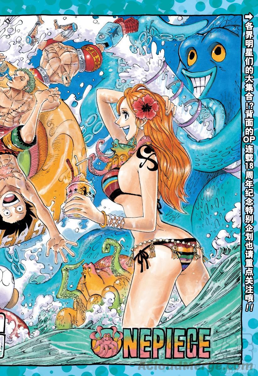 🍹航海王 第796话 士兵先生的决心 第1页