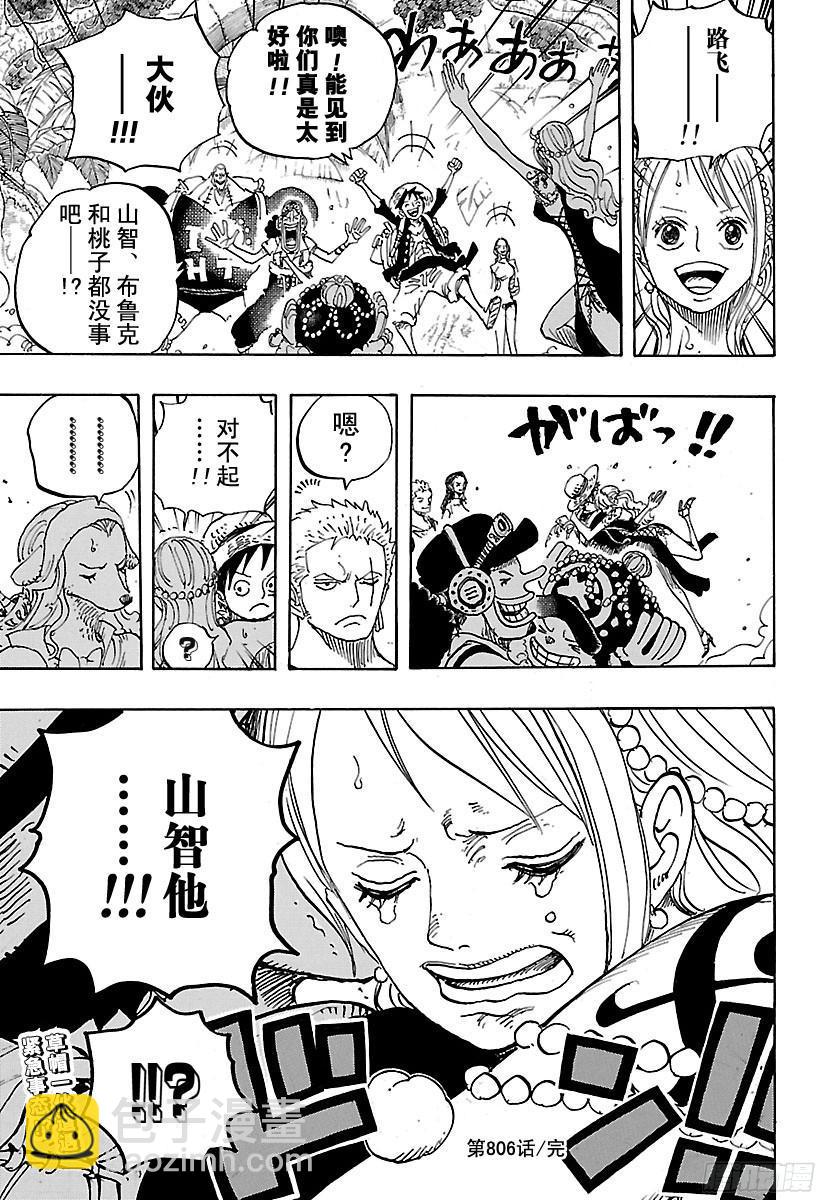 🍹航海王 第806话 于右腹据点处 第17页