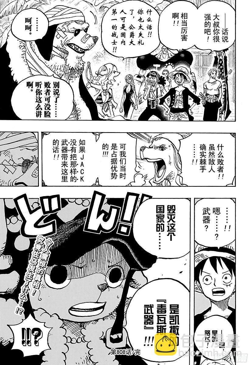 🍹航海王 第808话  犬岚公爵 第17页