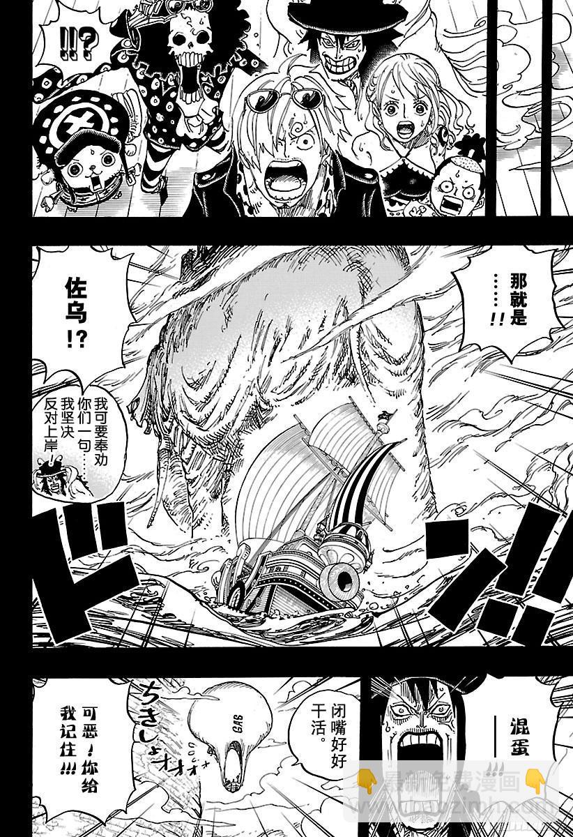🍹航海王 第810话 卷眉帽一行、登陆 第12页