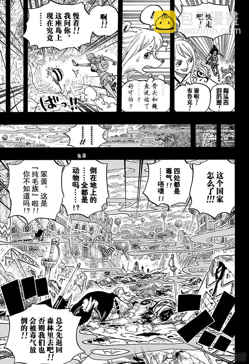 🍹航海王 第810话 卷眉帽一行、登陆 第15页
