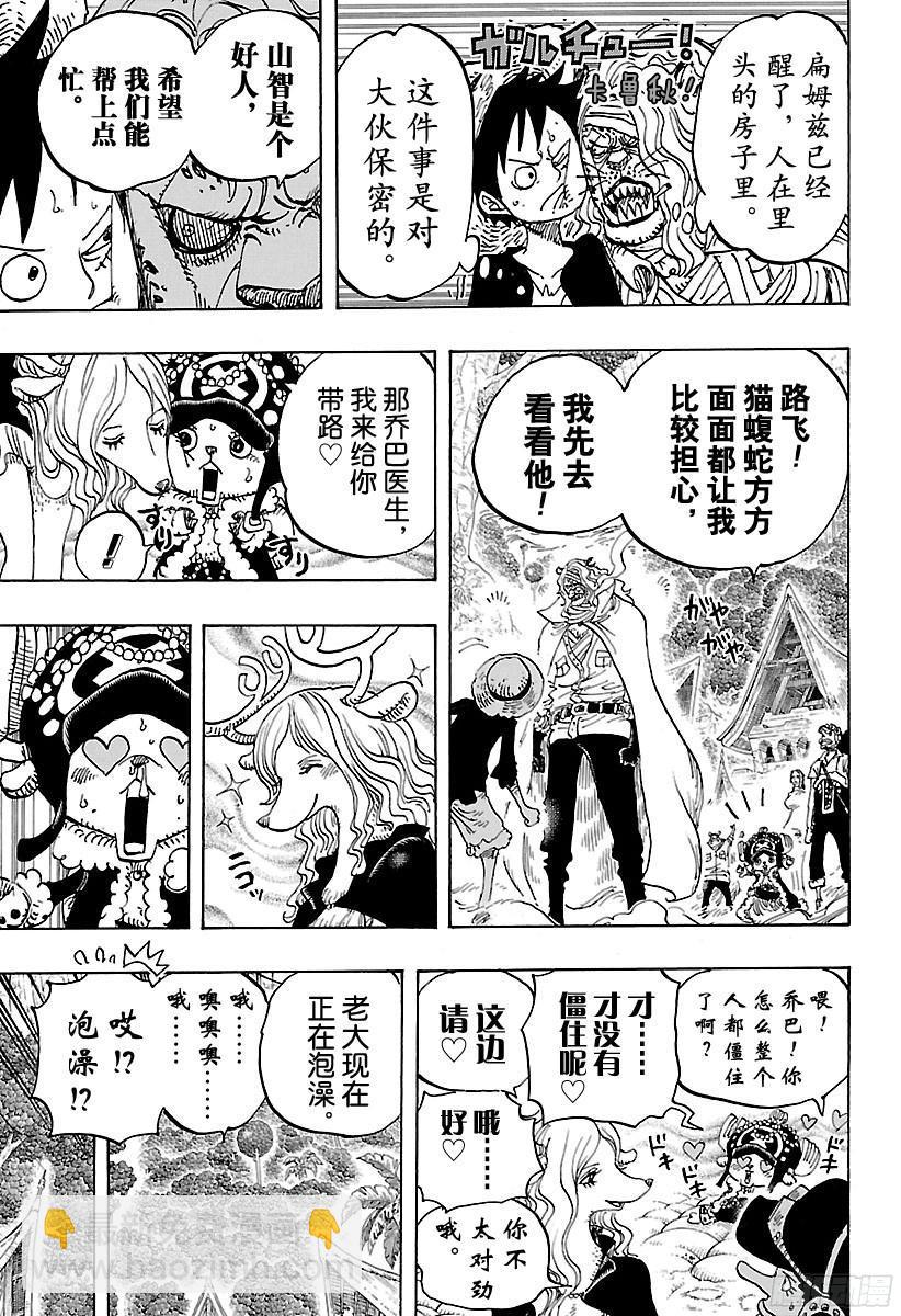 🍹航海王 第814话 见猫蝮蛇老大去 第13页