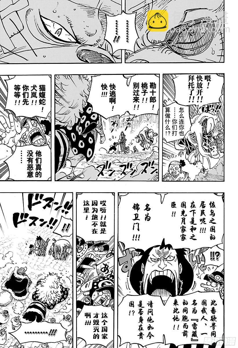 🍹航海王 第816话 犬 VS猫 第13页