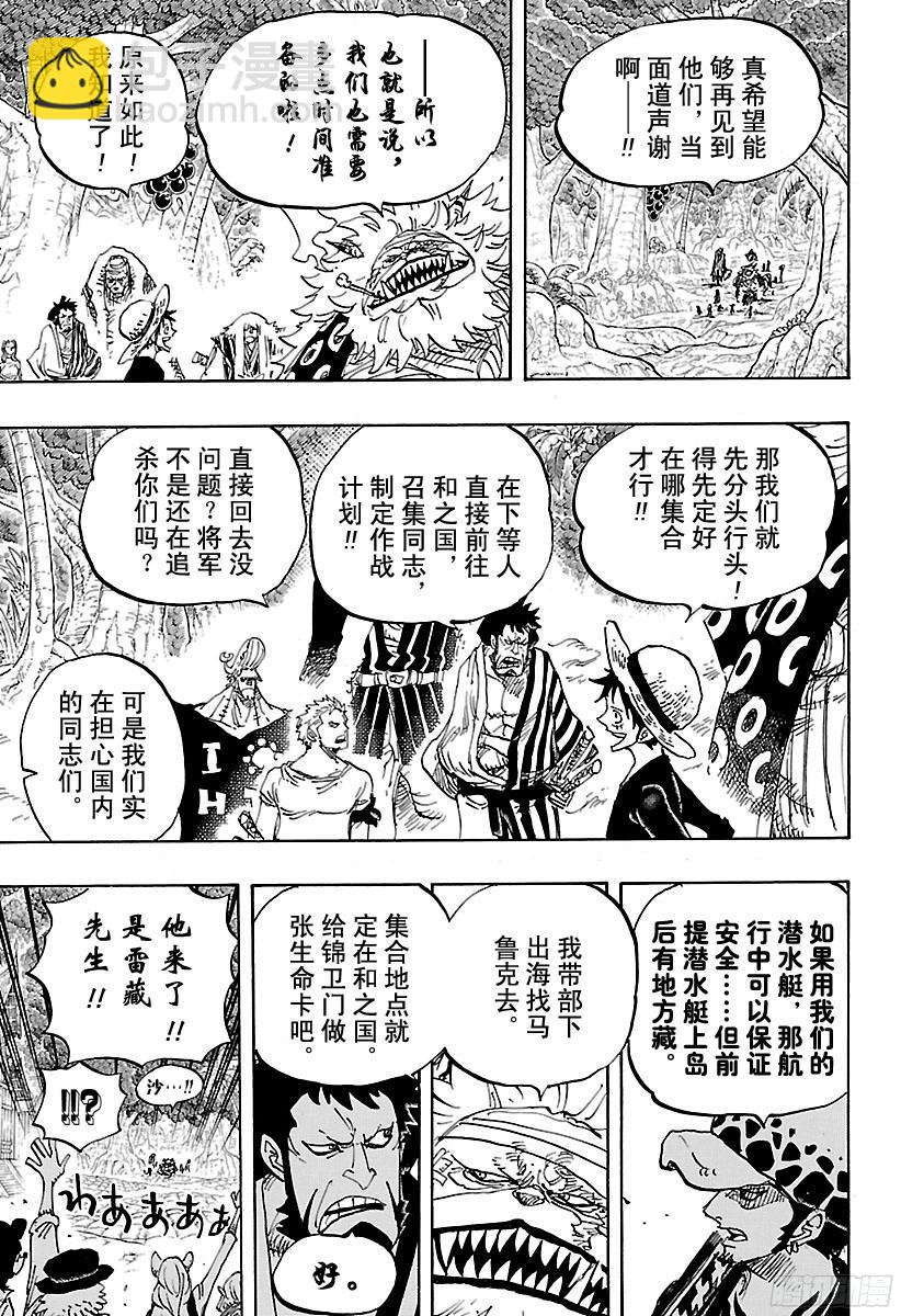 🍹航海王 第820话 犬与猫忆往昔 第13页