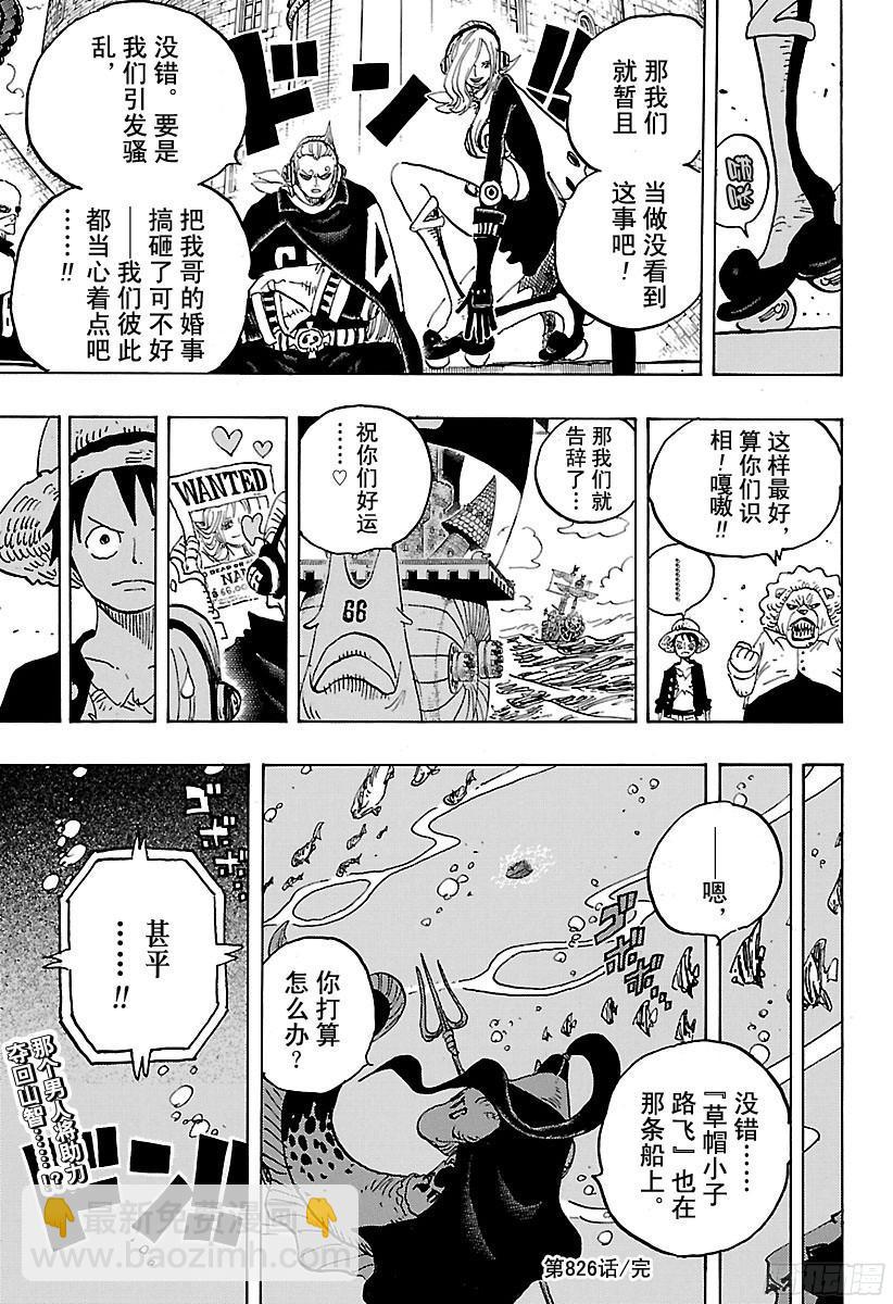 🍹航海王 第826话 0和4 第17页