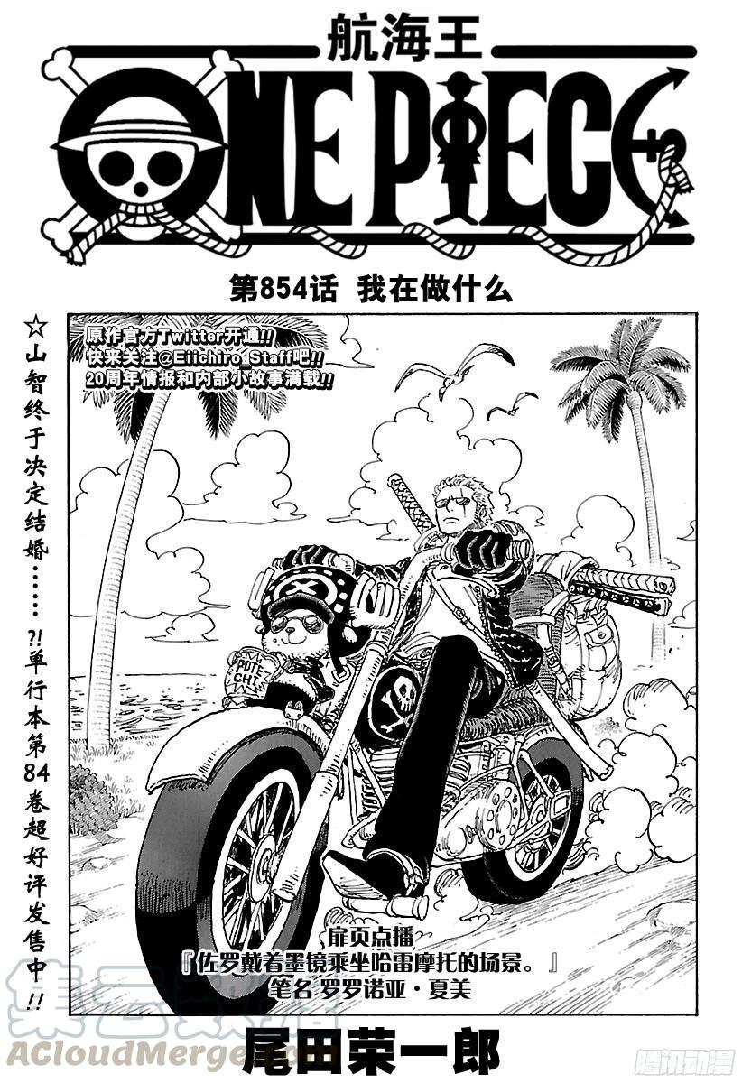 🍹航海王 第854话 我在做什么 第1页