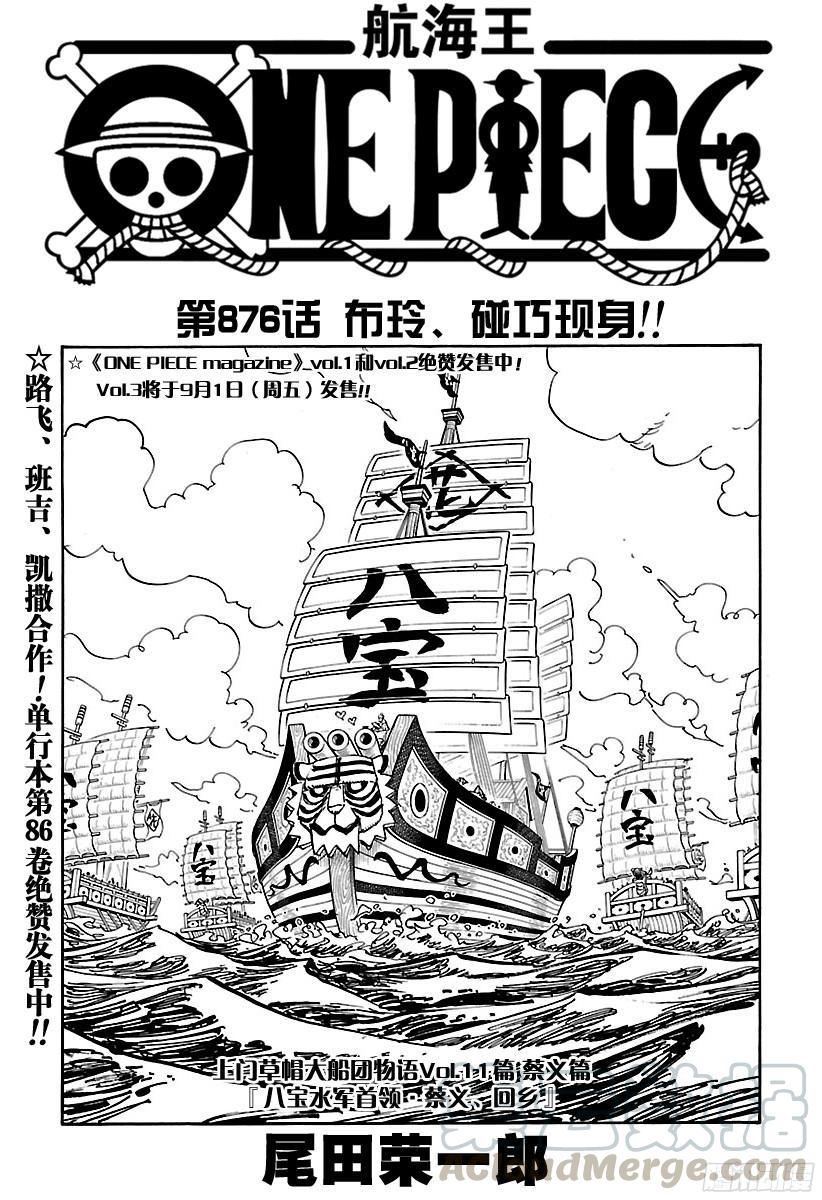 🍹航海王 第876话 布玲、碰巧现身！！ 第1页