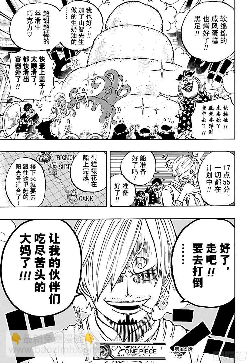 🍹航海王 第884话 是谁 第17页