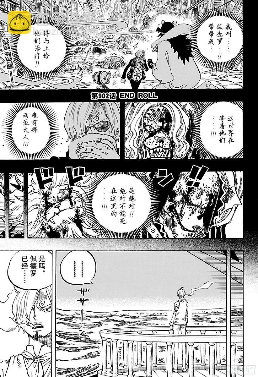 🍹航海王 第902话 END ROLL 第4页