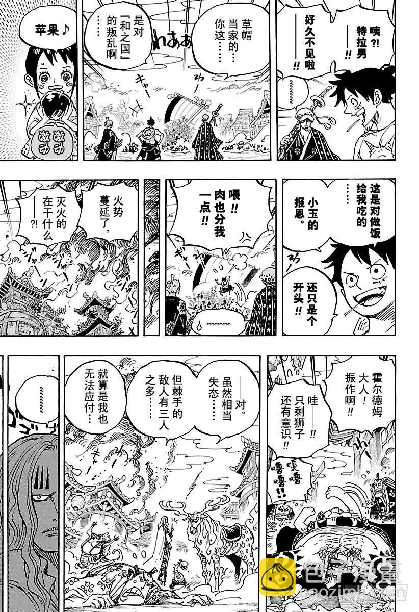 🍹航海王 第918话 路飞太郎的报恩 第15页