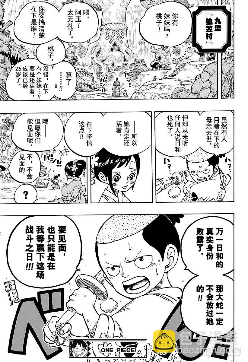 🍹航海王 第928话 花魁小紫登场 第17页
