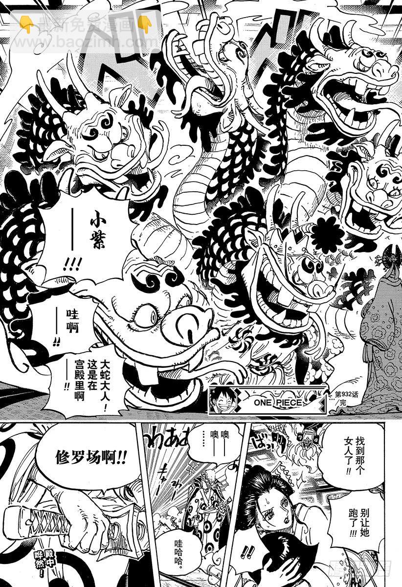 🍹航海王 第932话 将军和花魁 第17页