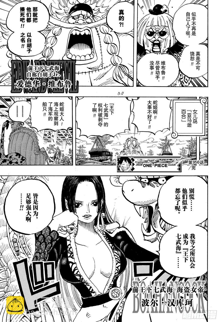 🍹航海王 第956话 重磅新闻 第17页