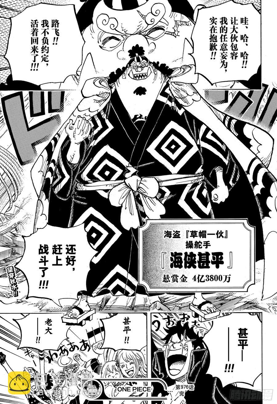 🍹航海王 第976话 请容在下自报家门 第19页
