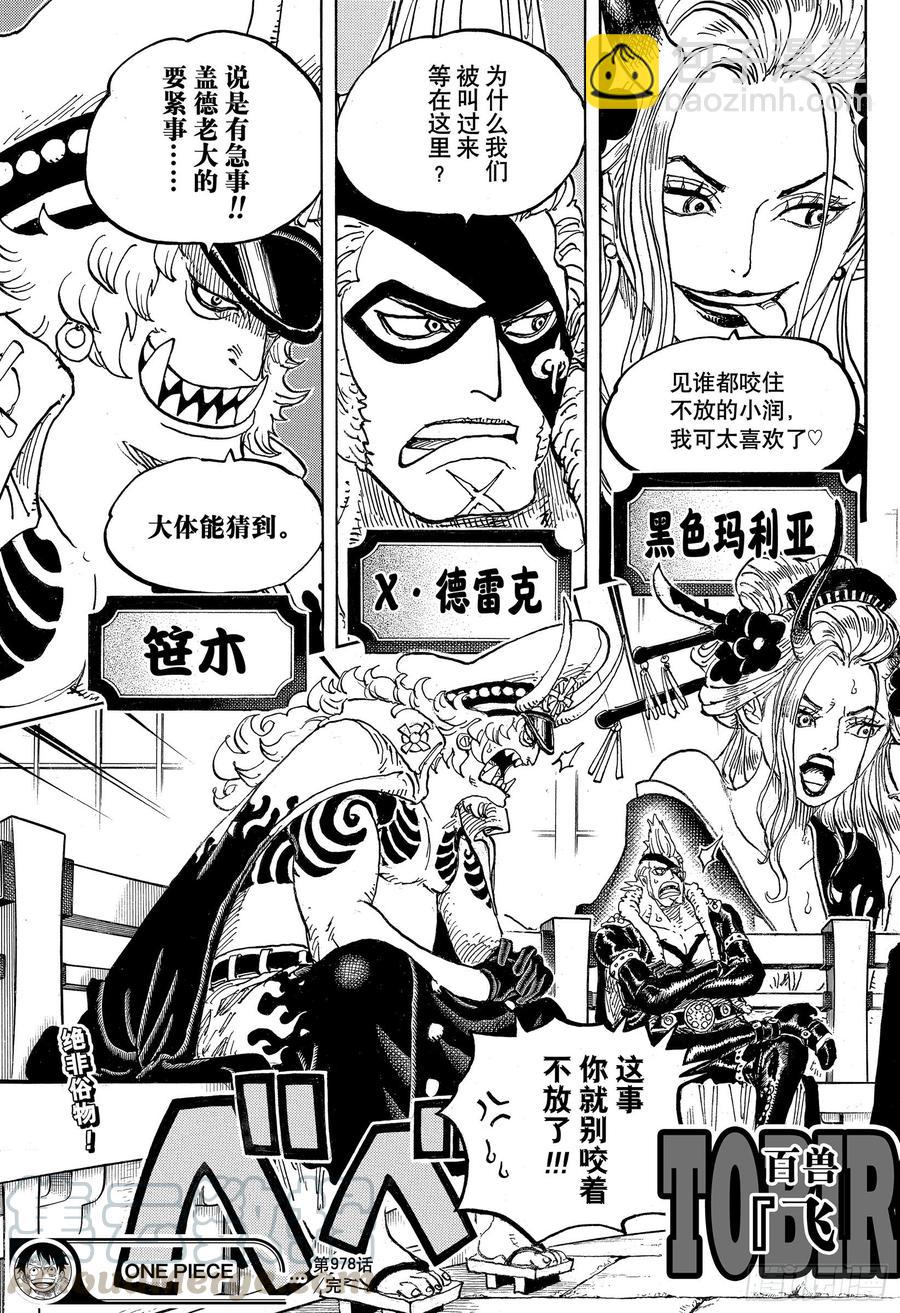 🍹航海王 第978话 飞六胞登场 第17页
