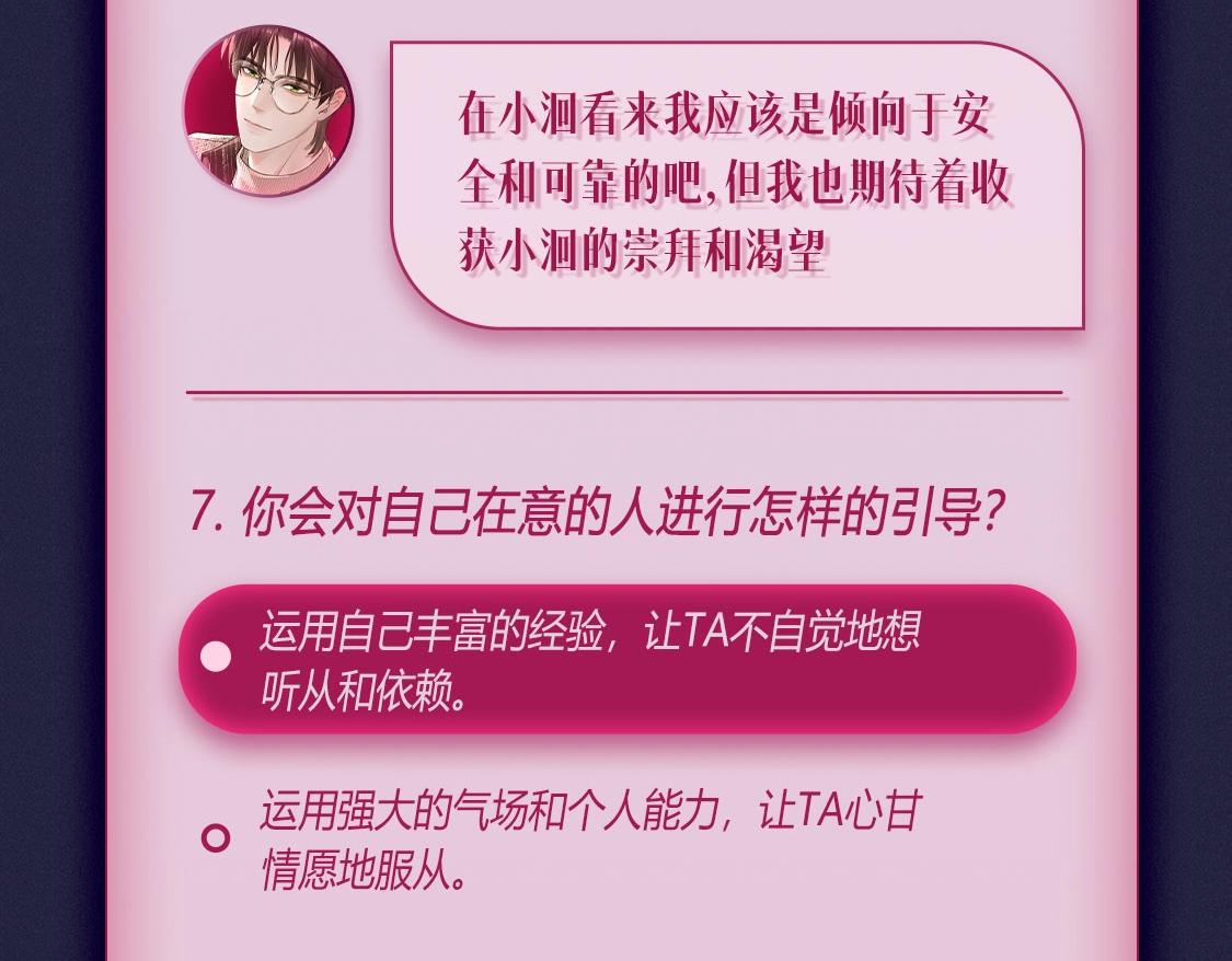 🍹互动漫画解码专栏 【衍生讯息】沈缙属性鉴定记录 第8页