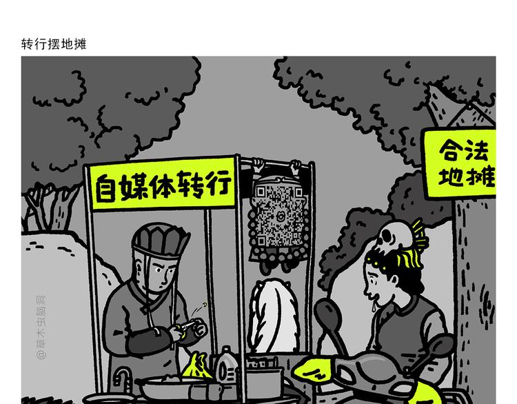 🍹繪心一笑 第280话 转行摆地摊 第1页