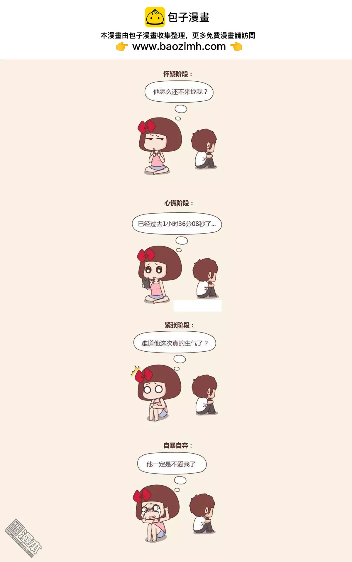 🍹婚后80 第198回 女朋友生气的8个阶段 第2页