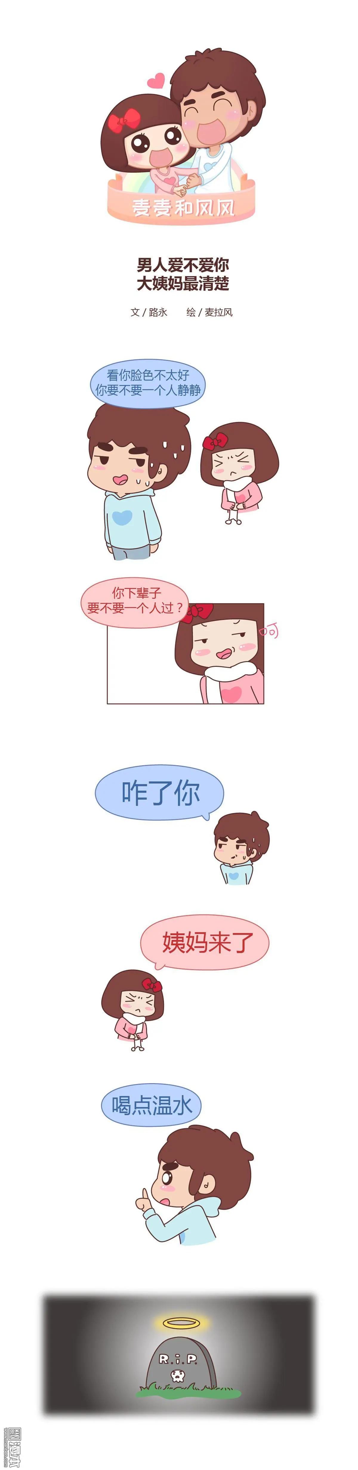 🍹婚后80 第319回 男人爱不爱你，大姨妈最清楚 第1页
