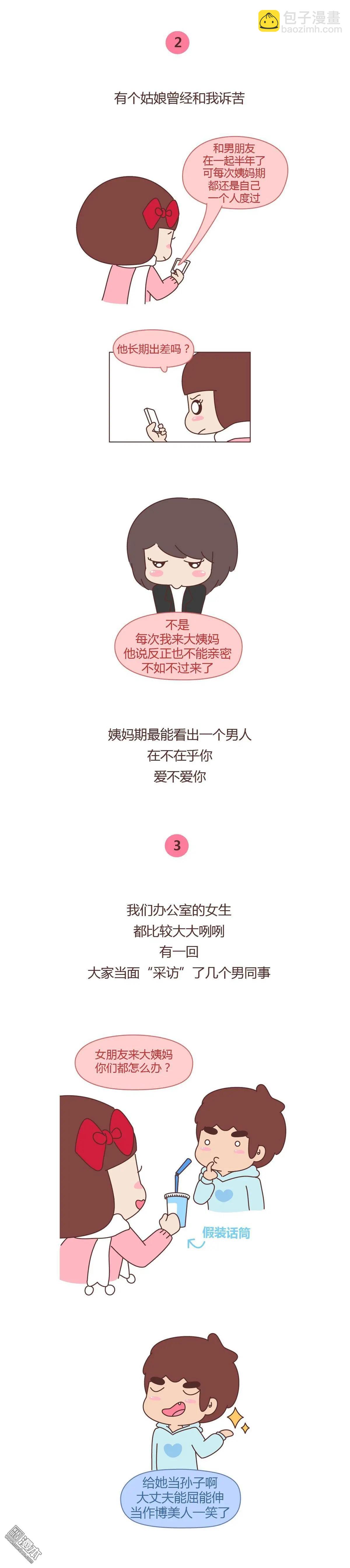 🍹婚后80 第319回 男人爱不爱你，大姨妈最清楚 第3页