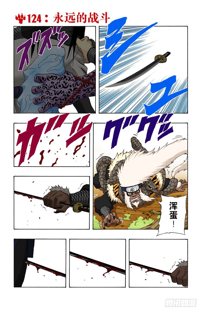 🍹火影忍者（全彩版） 第124话 永远的战斗 第1页