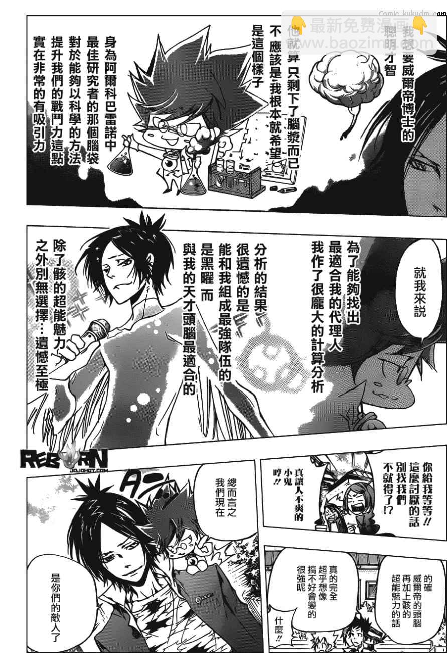 🍴家庭教师 第354话 威尔帝和骸 第4页