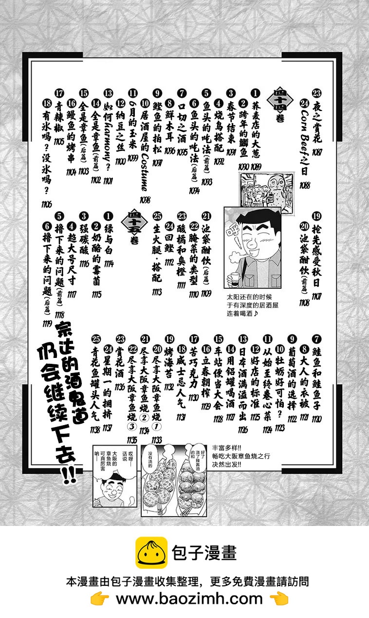 🍴酒之仄径 31-45卷目录 第8页