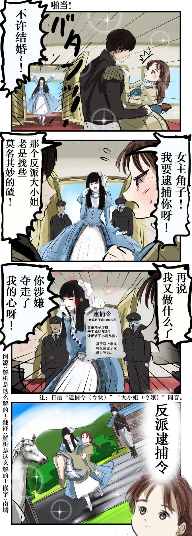 🍕カコミスル老师四格合集 反派逮捕令 第1页