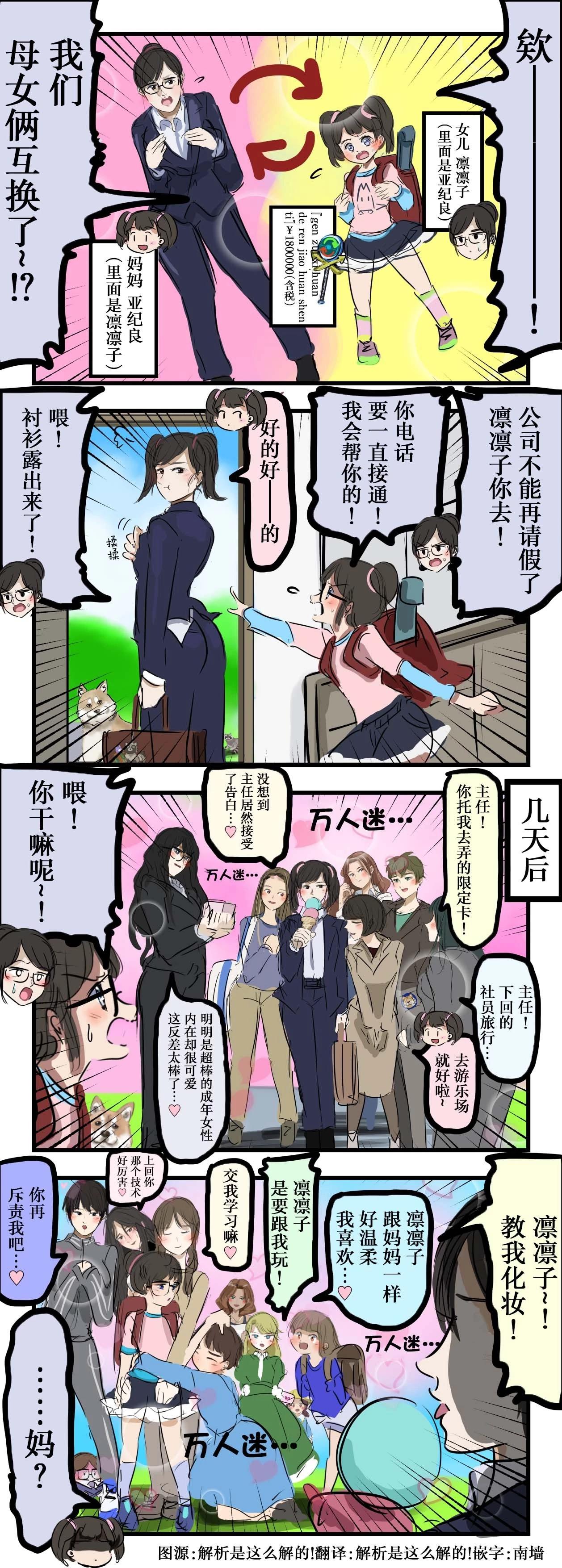 🍕カコミスル老师四格合集 母女交换 第1页