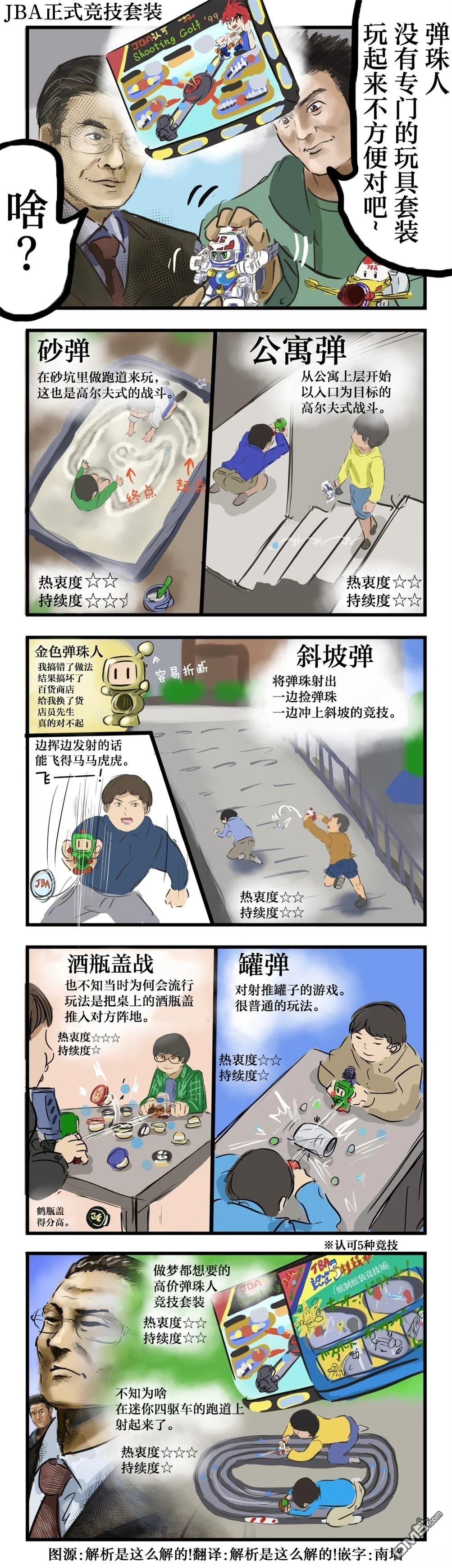 🍕カコミスル老师四格合集 身边流行过的弹珠人玩法 第1页