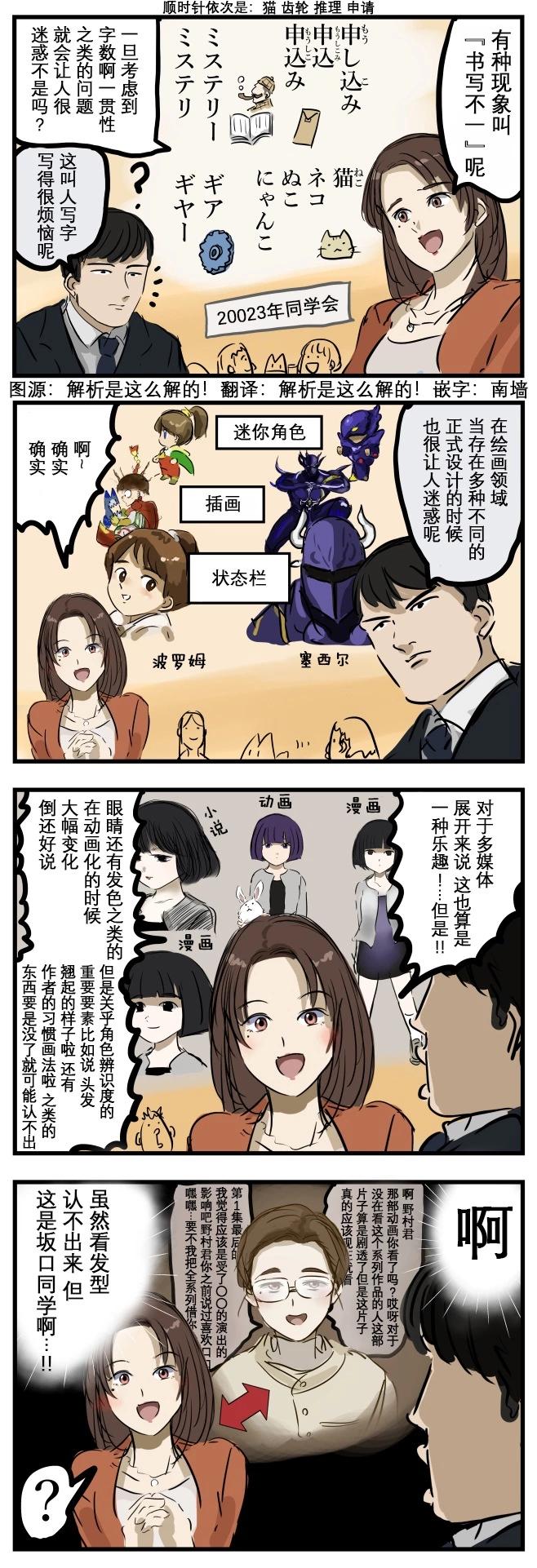🍕カコミスル老师四格合集 同学会 第1页