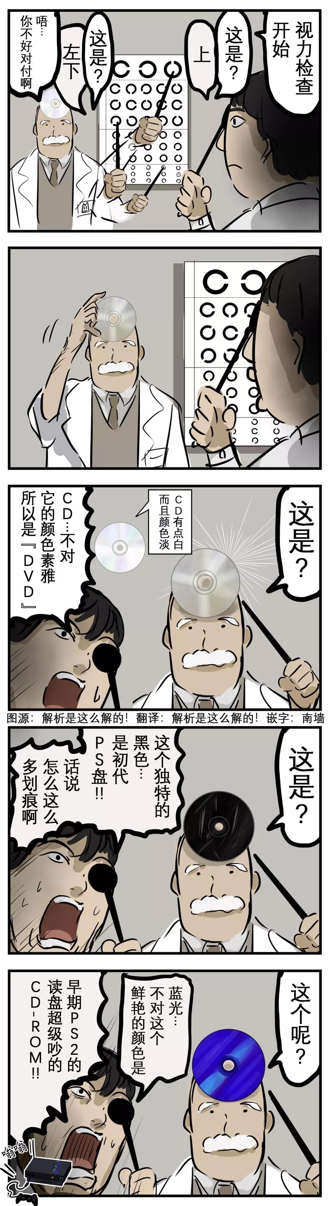 🍕カコミスル老师四格合集 视力检查LV2 第1页