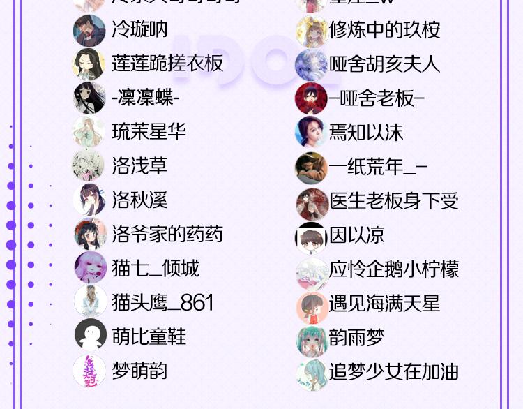🍕看见漫画偶像 纪念版明信片中奖名单！ 第6页